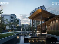 房子是刚交付的次新小区,大玻璃外立面,出门就是公园