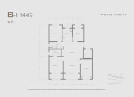 中海·公元里4室2厅1厨2卫建面144.00㎡