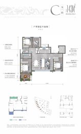 华润置地港宸润府4室2厅1厨2卫建面143.00㎡