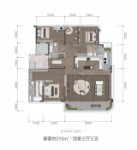 建面约215㎡四室三厅三卫