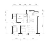 藏峰117平米户型