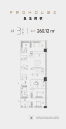 达美公馆4室2厅1厨3卫建面260.00㎡