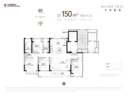 中信泰富·玖映蠡湖4室2厅1厨2卫建面150.00㎡