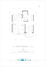 文旅·青运城3室2厅1厨2卫建面123.16㎡