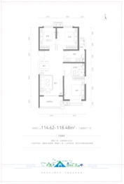 文旅·青运城3室2厅1厨1卫建面114.62㎡