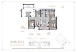 建发·朗玥4室2厅1厨2卫建面132.00㎡