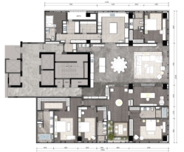 江山万里CITY CASA建面530.00㎡