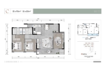 中交·拾园雅集C户型（建面约98㎡）