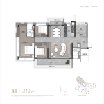 3栋建面142平户型