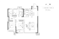 云境 132平3室2厅2卫