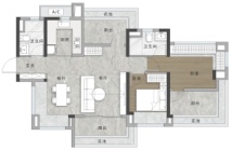 保利燕语堂悦A1栋04户型(90-94㎡)