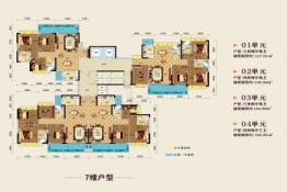 锦峰湖景3室2厅1厨2卫建面116.90㎡