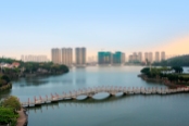 锦峰湖景实景图