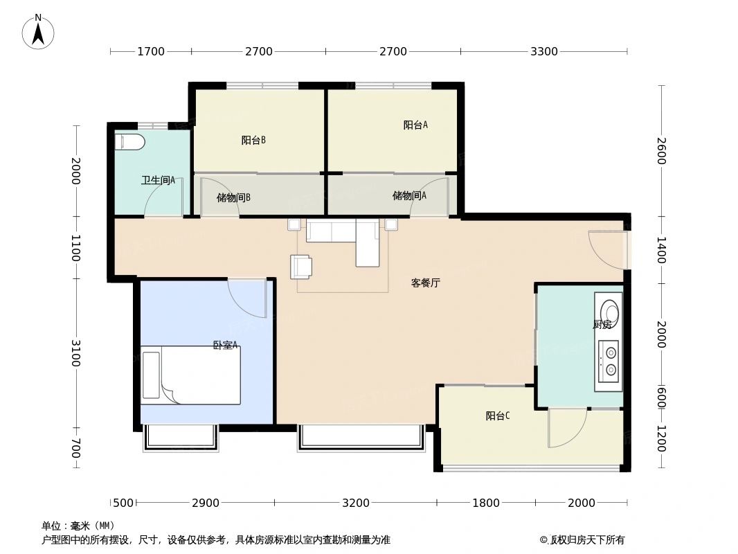 户型图2/2