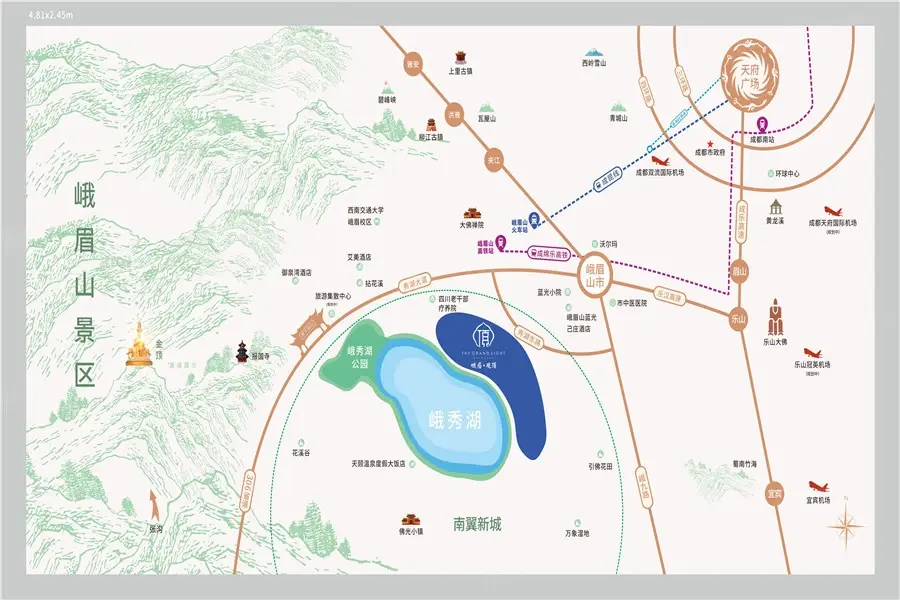 【峨眉觀頂】峨山鎮高關注度樓盤多維度分析