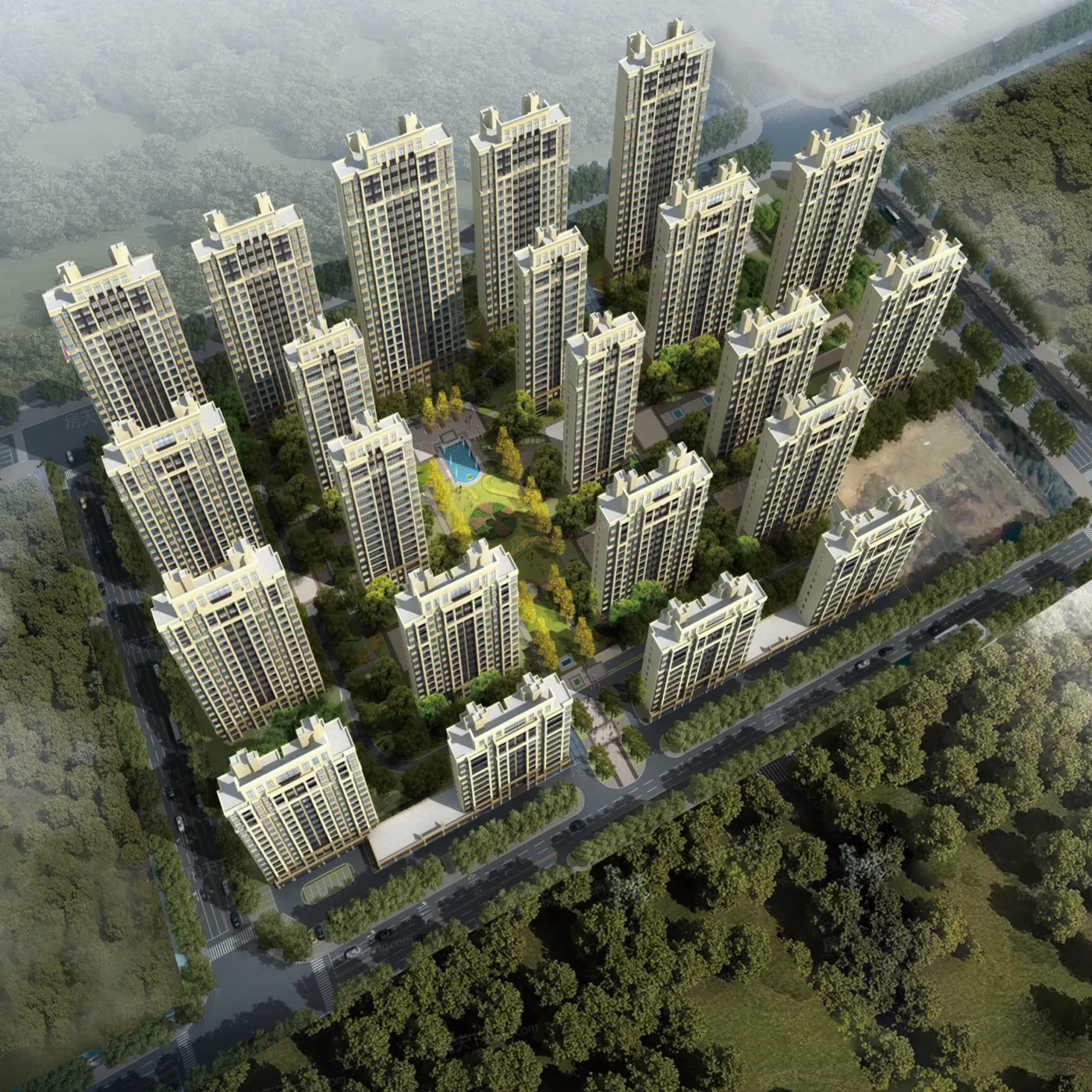 上城御府售楼处在建中预计8月底开放