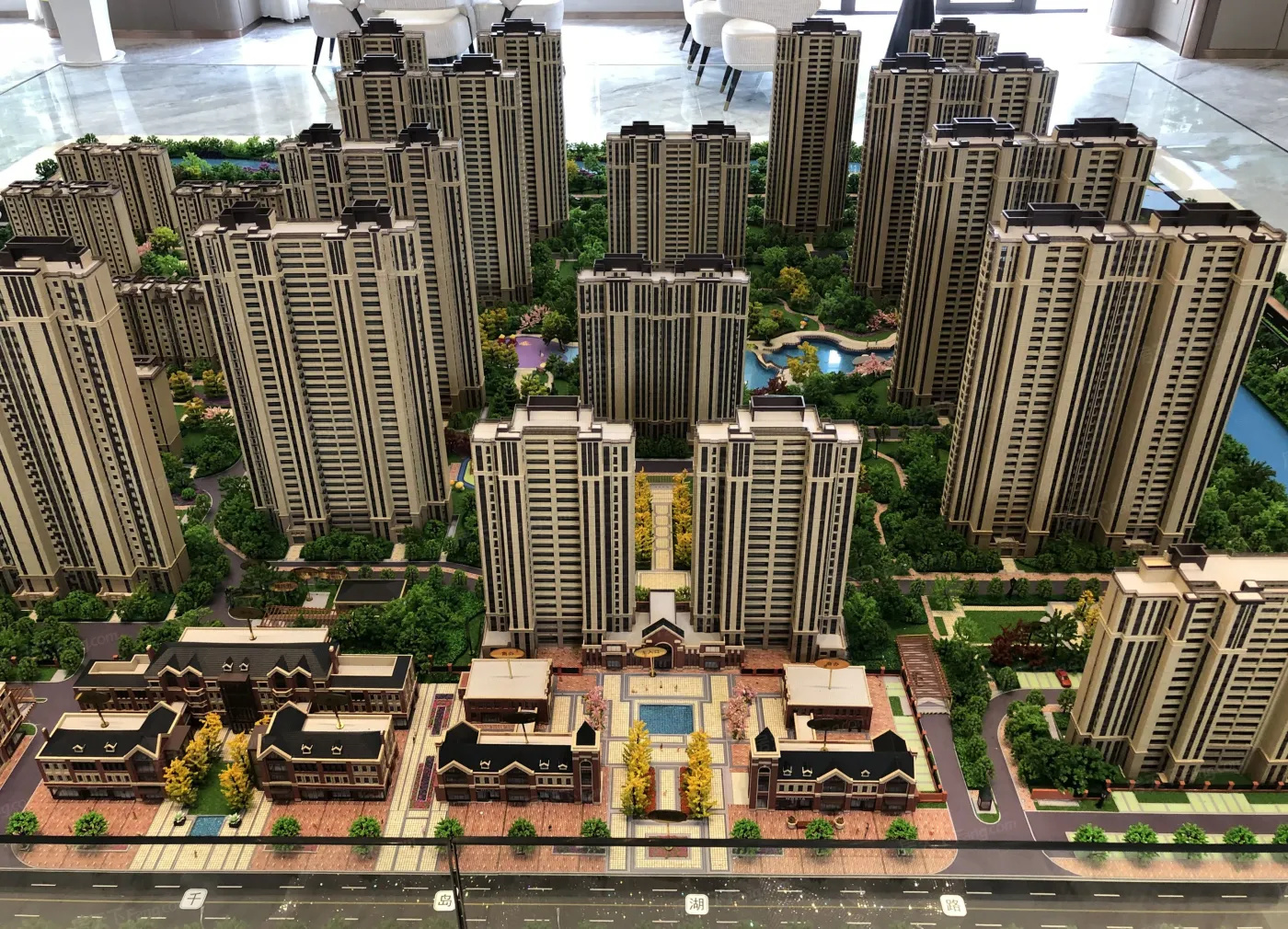 实景图:4期沙盘图