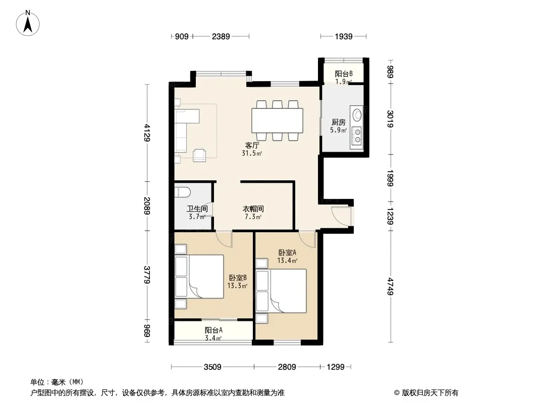 慧谷阳光户型图