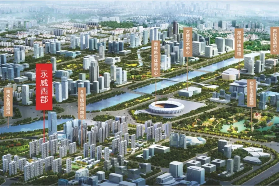 永威西郡周边规划配套效果图