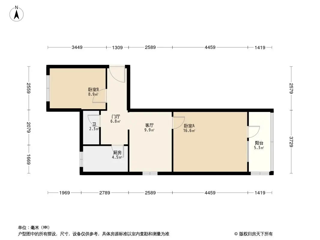 芍药居北里小区平面图图片