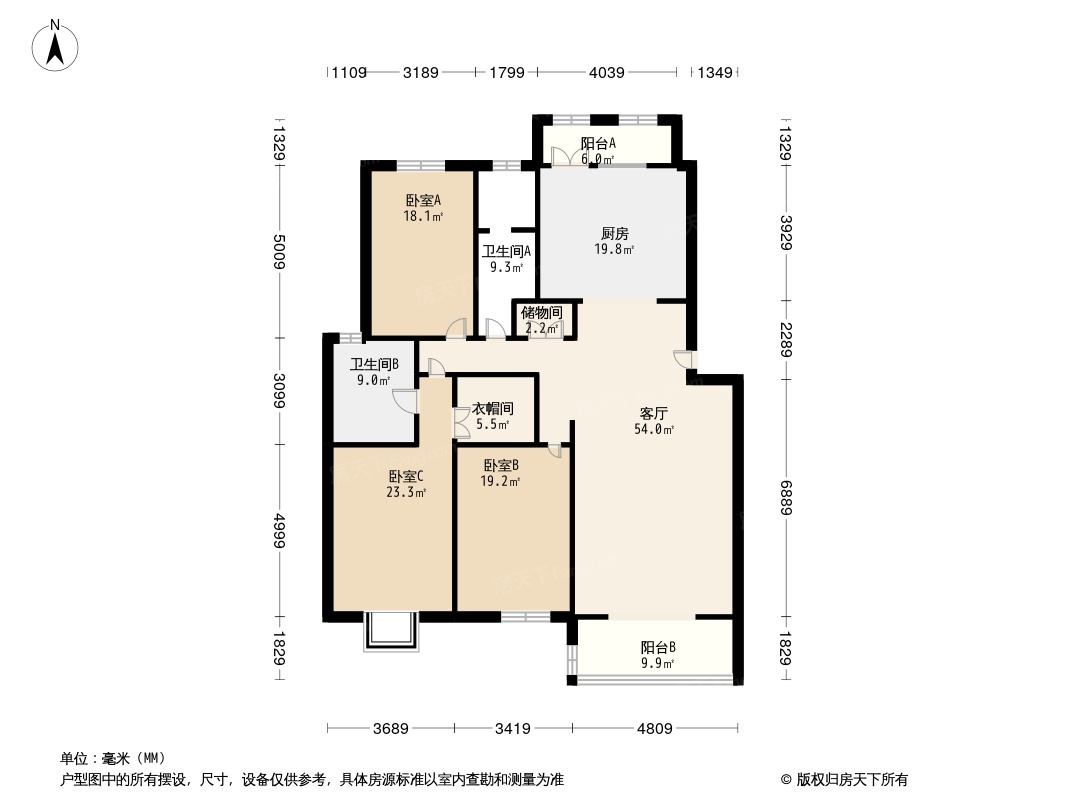 莒县望都新城户型图图片