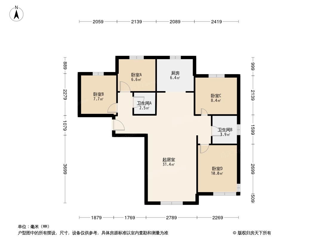 长春保利春天里户型图图片