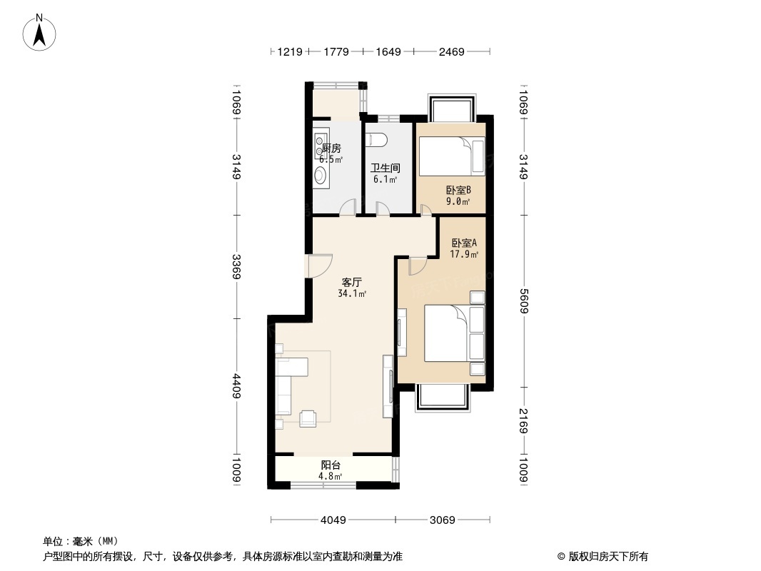 丽江花园户型图图片