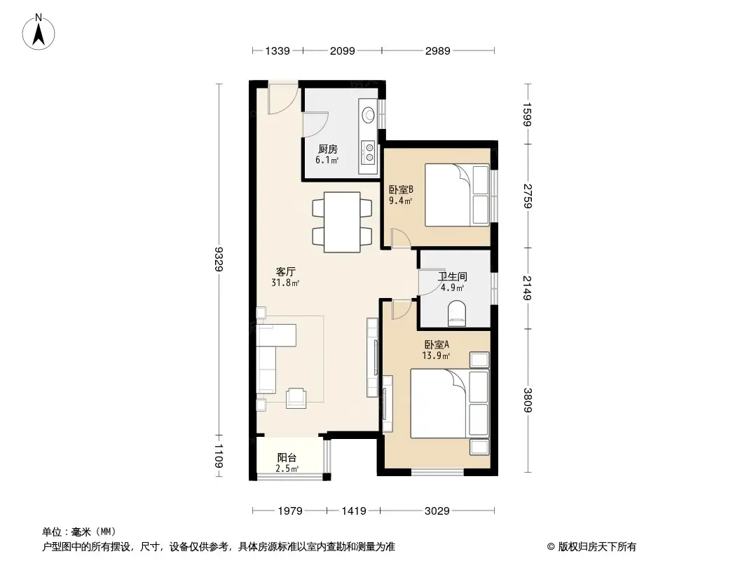 富景花园户型图图片