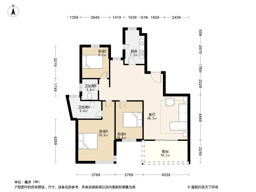 杭州金基晓庐户型图图片