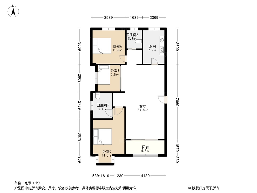 南京恒盛金陵湾户型图图片