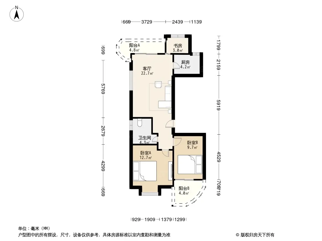 凯德湖墅户型图