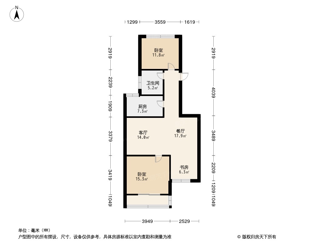 昆仑府户型图图片