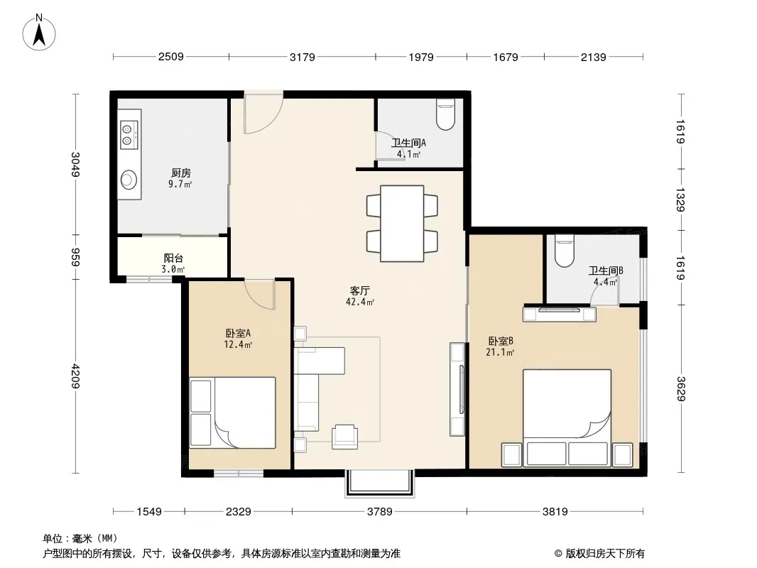 摩登bobo户型图