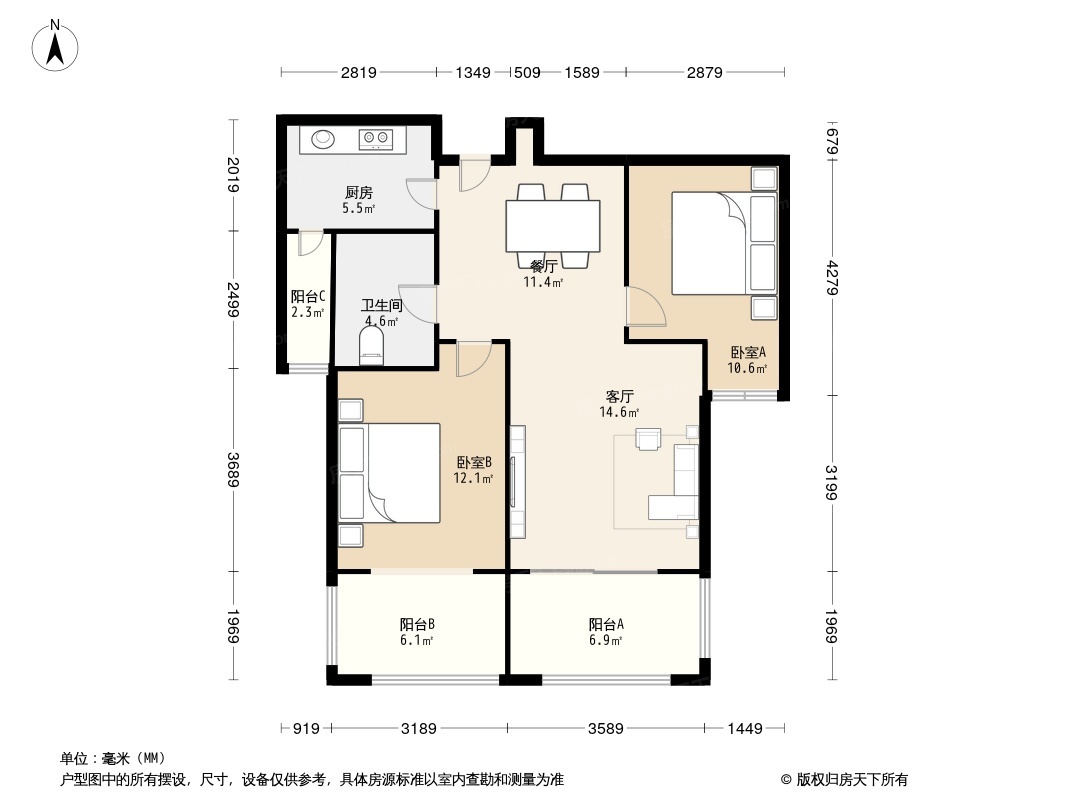 紫金英郡户型图图片