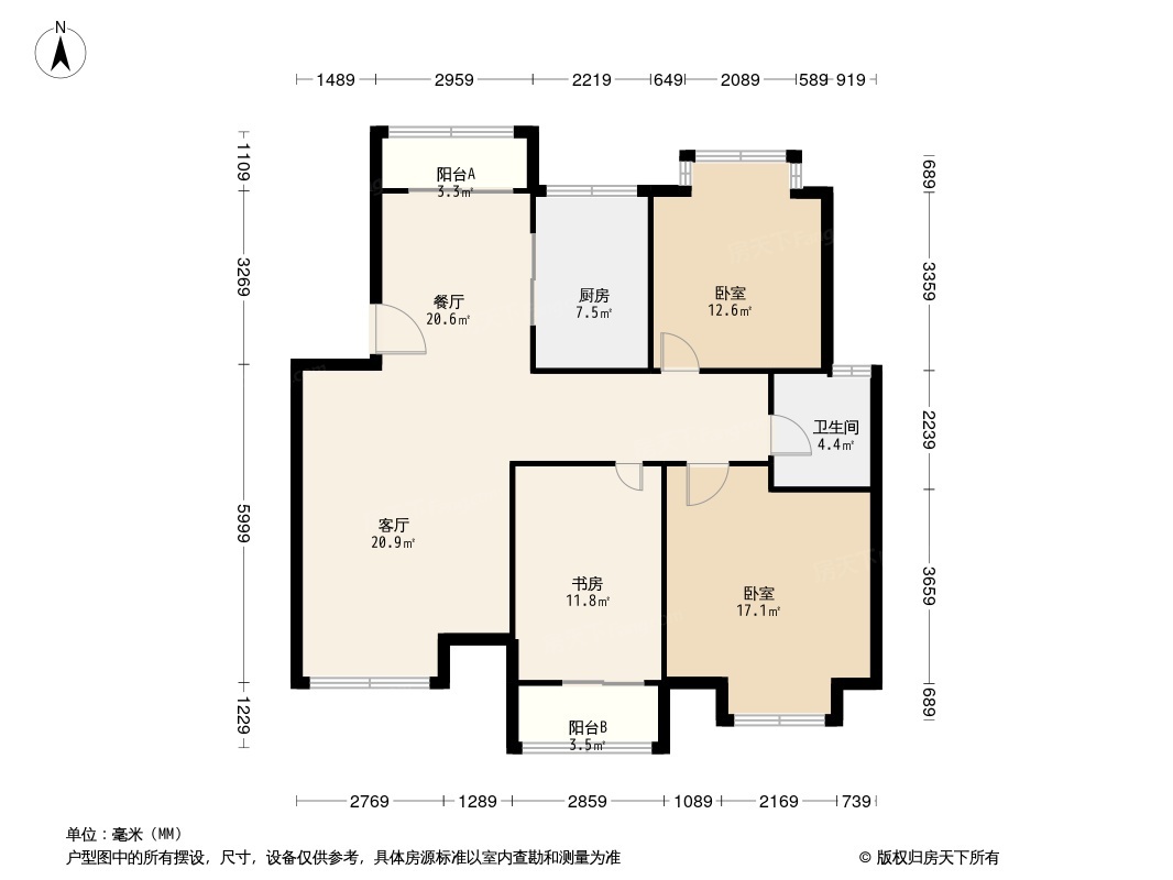 瑞园户型图图片