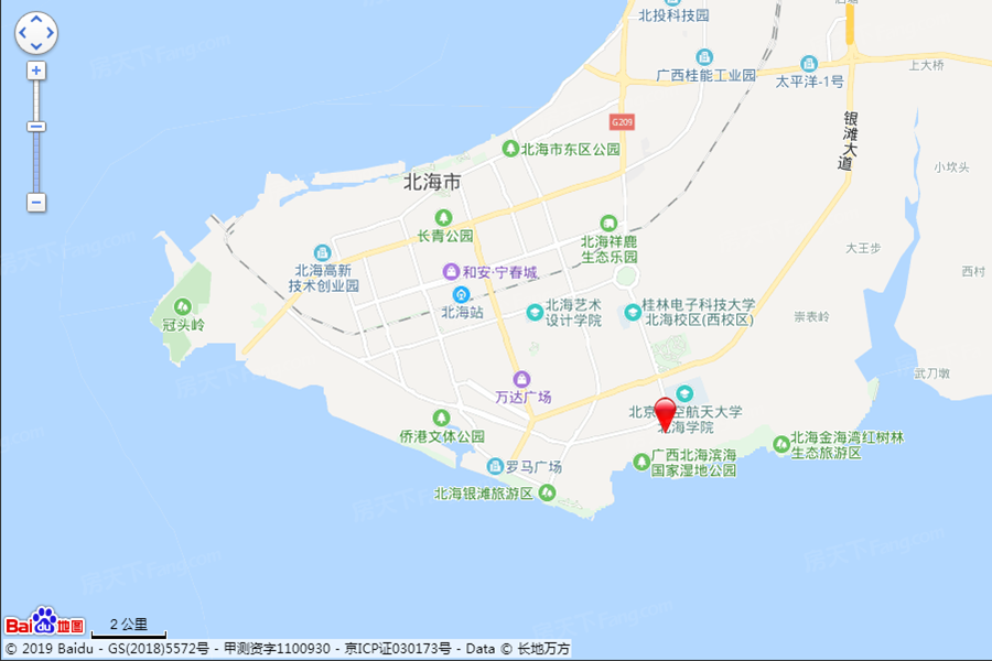 阳光城悦江海北海位置图片