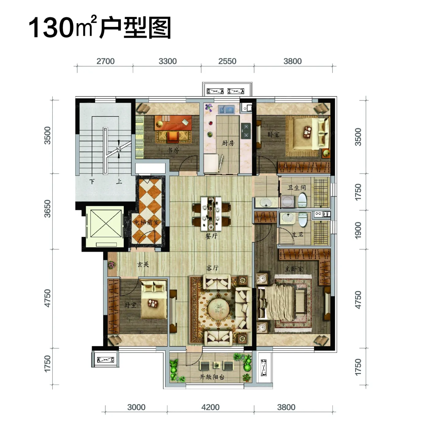 碧桂园公园印象户型图