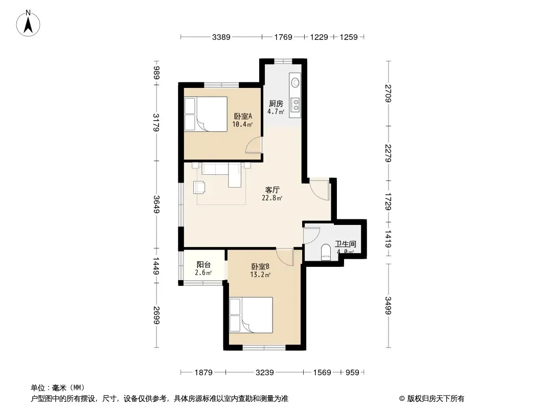 保利百合户型图片