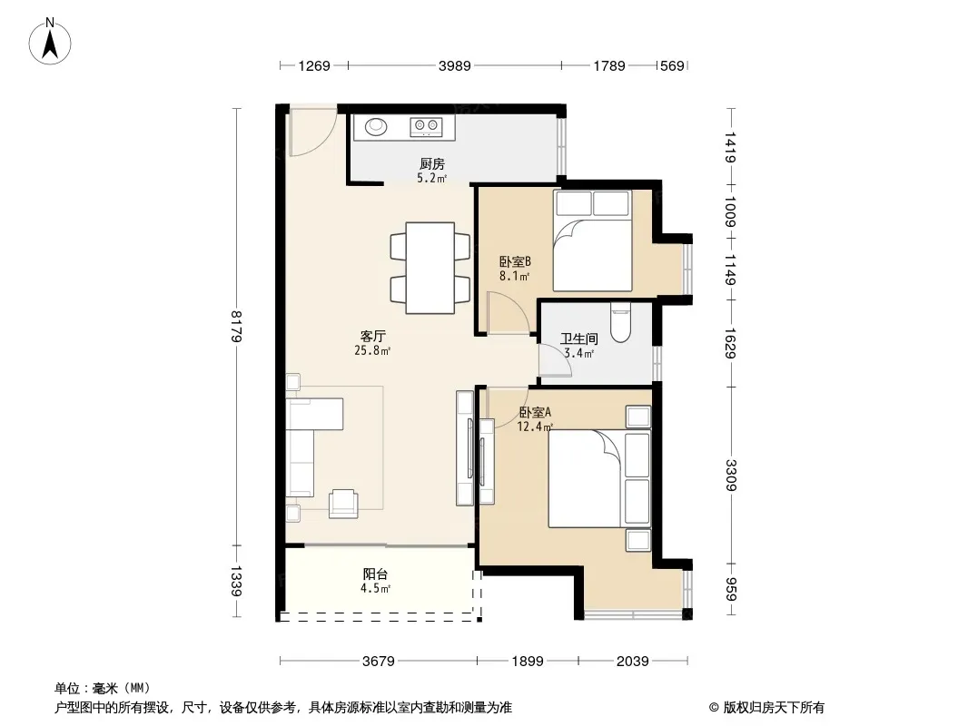 名商高尔夫公寓户型图