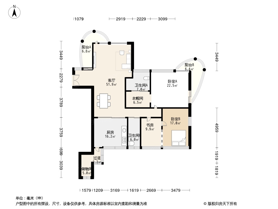 皇庭港湾户型图图片