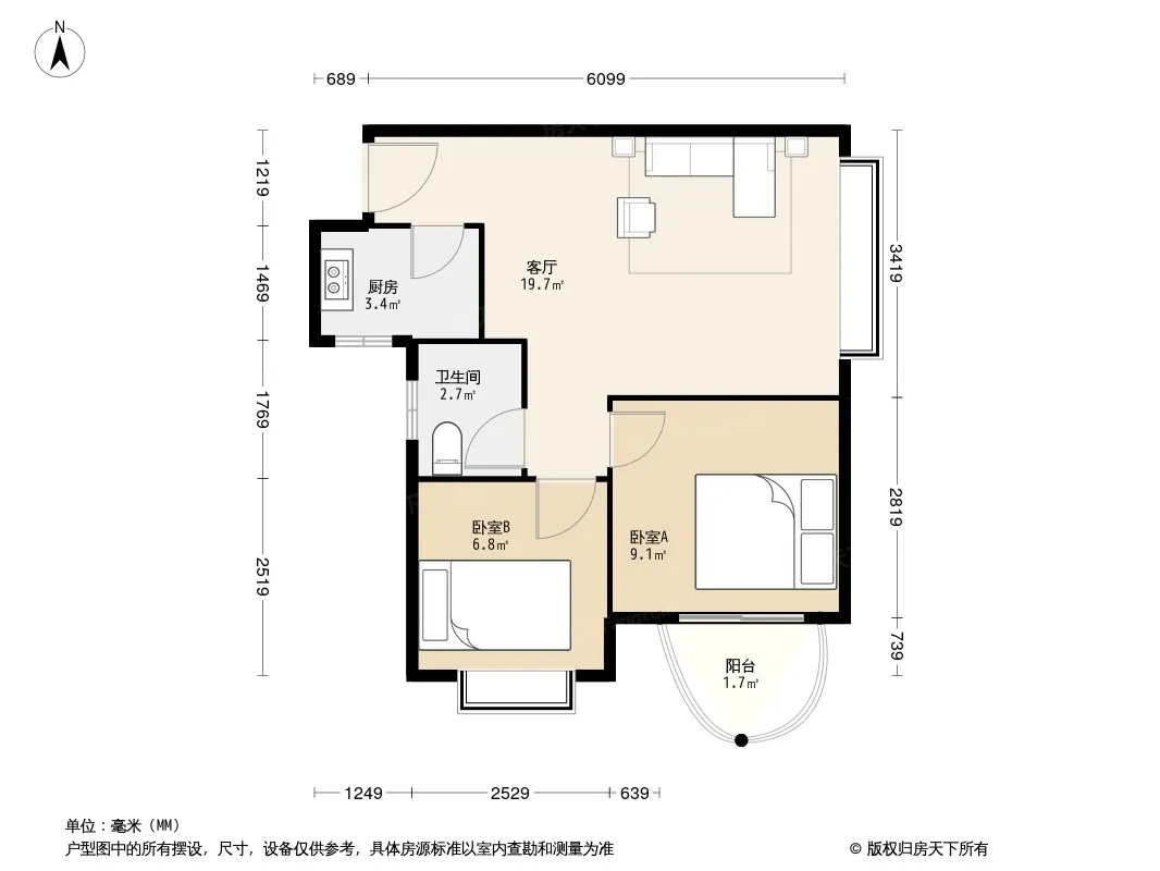 东部阳光花园户型图
