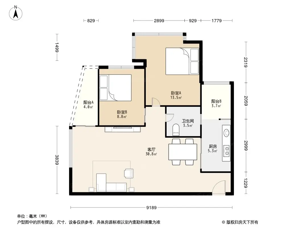 合正置地公馆户型图图片