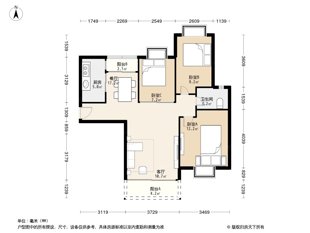 鼎太风华四期户型图图片