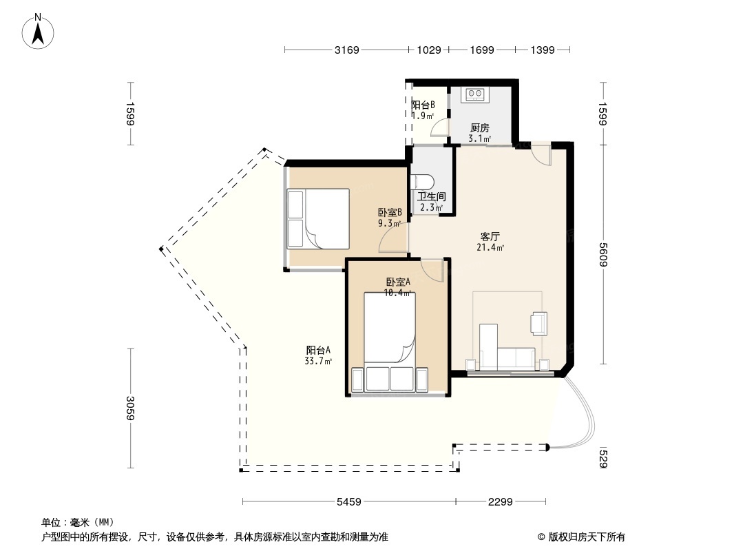 香缇雅苑 户型图图片