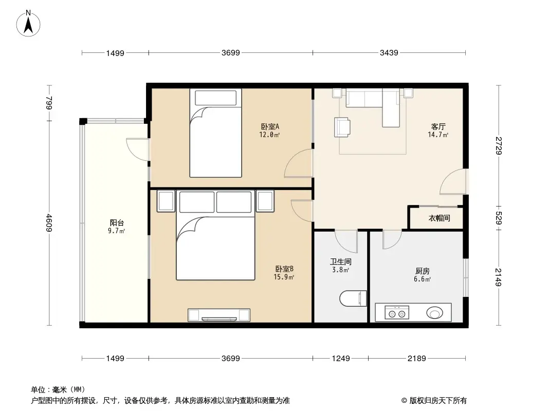 丽都花园户型图图片