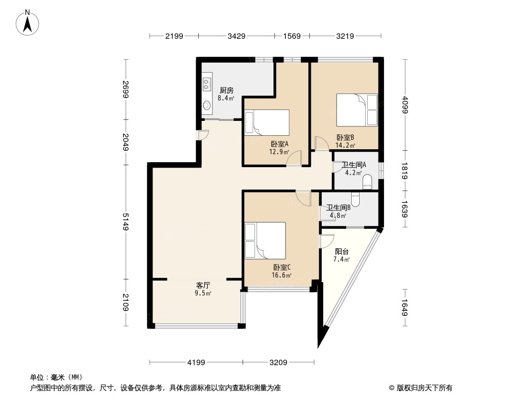 金地梅陇镇四期户型图