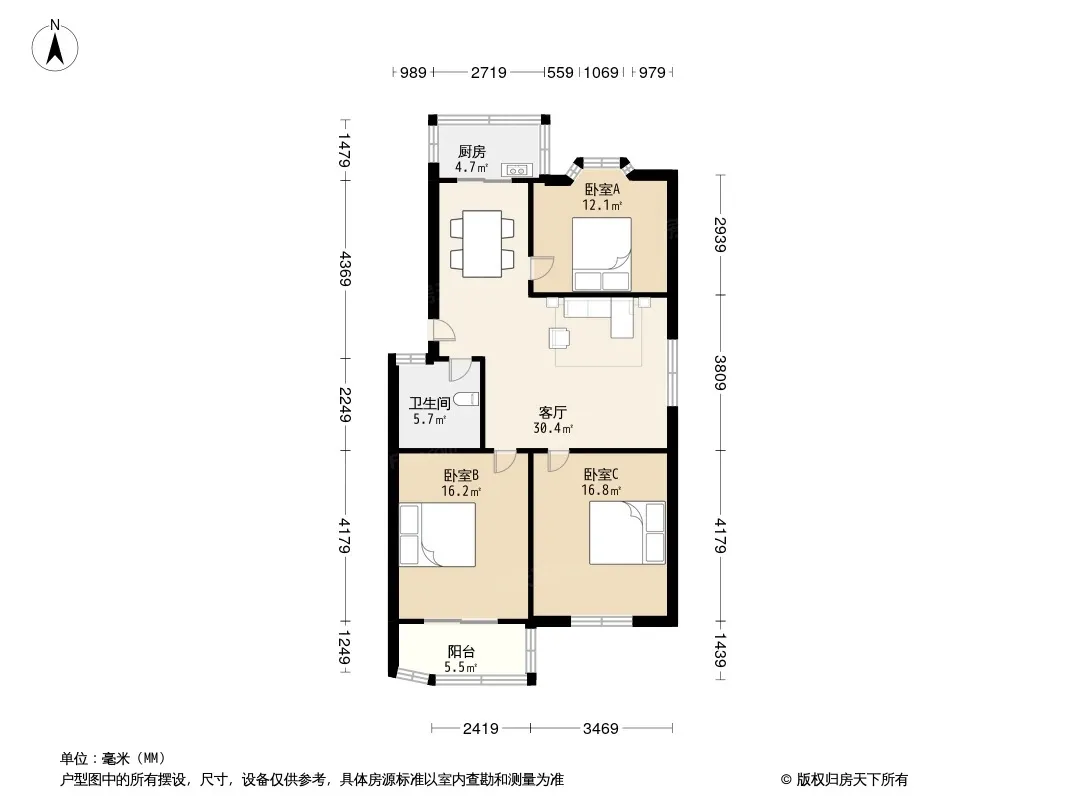 新安罗马花园户型图