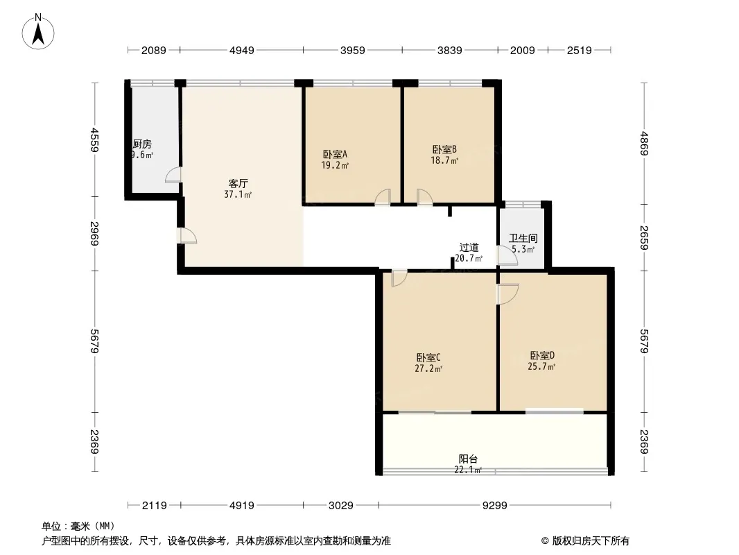 幸福花园户型图