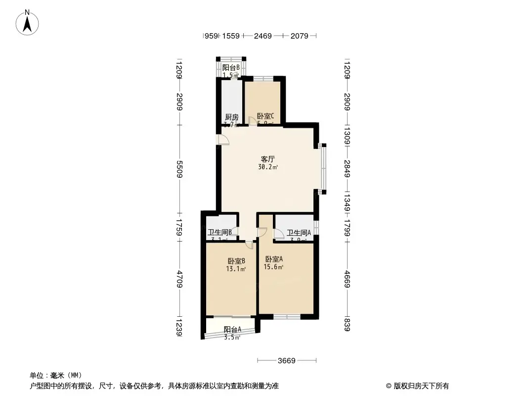 泽丰名苑户型图图片