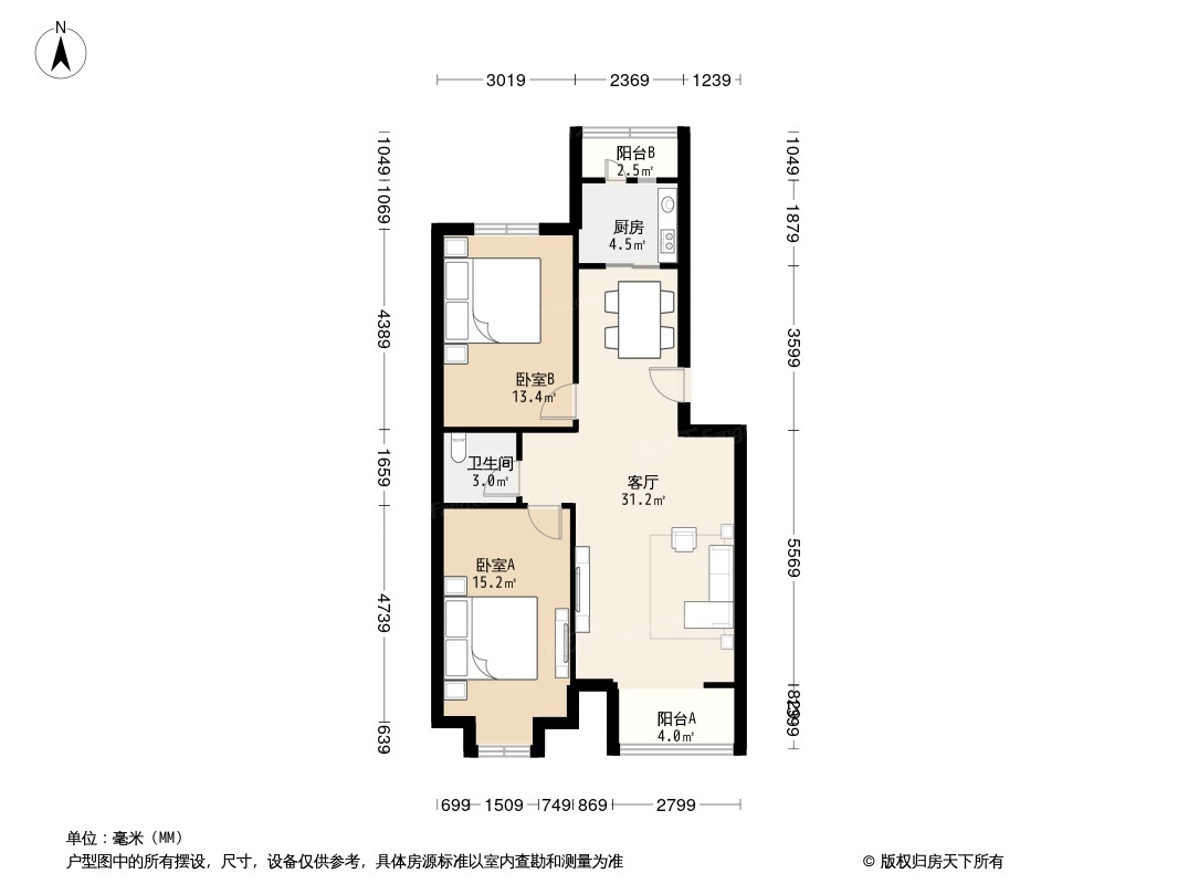 宝盛里观林园户型图